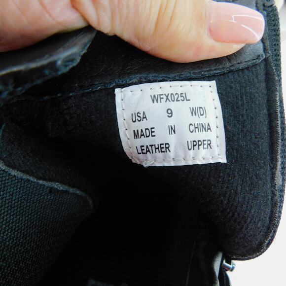 Propét Womens Tatum Black Ankle Boots Leather Size 9 New - Picture 8 of 8